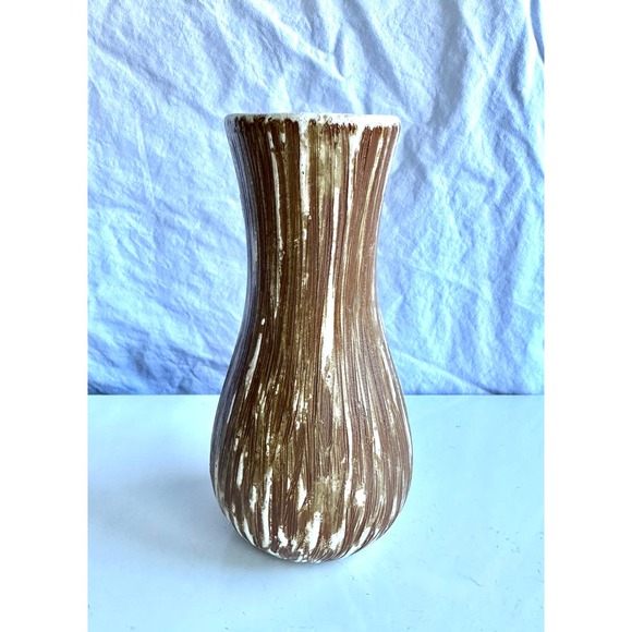 Rustic Textured Pigeon Forge Art Pottery Vase | Vintage Home Decor - Picture 3 of 10
